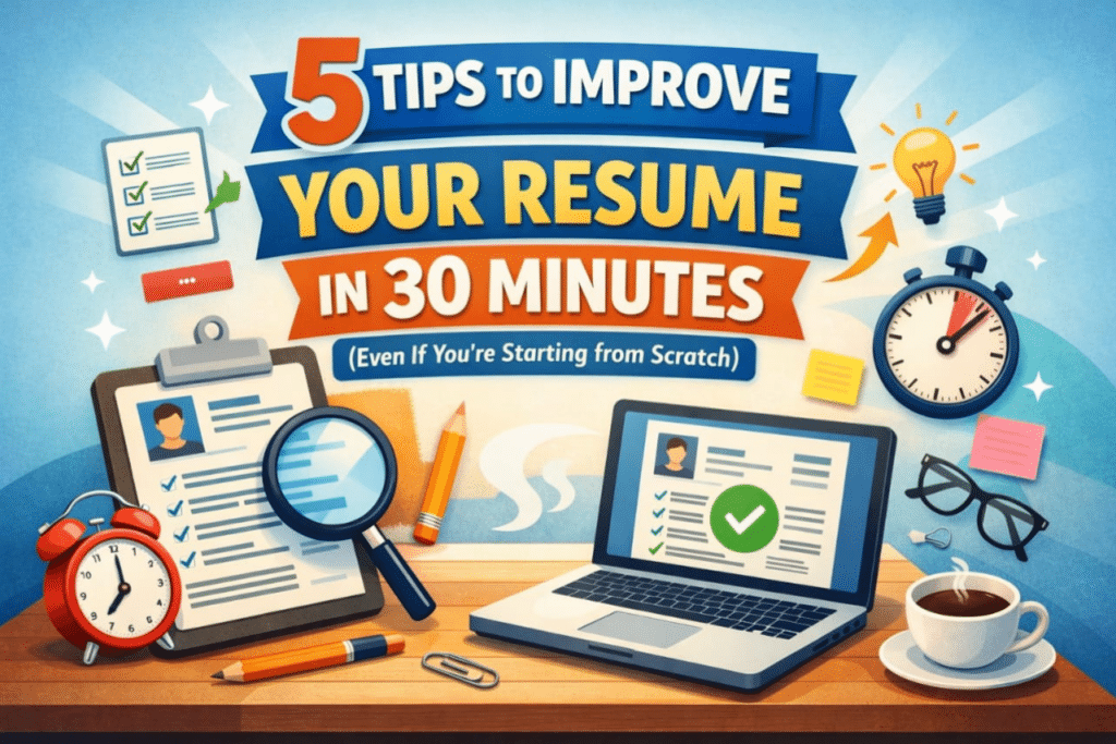 to Improve Your Resume in 30 Minutes