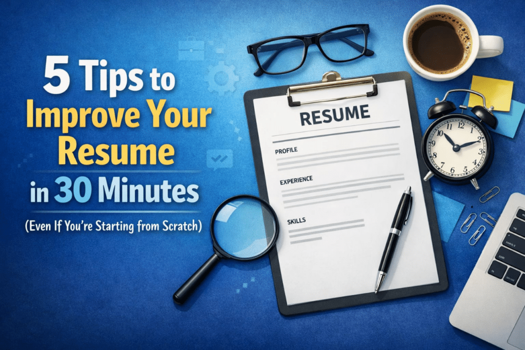 to Improve Your Resume in 30 Minutes